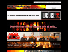 Tablet Screenshot of fuegoterapia.com